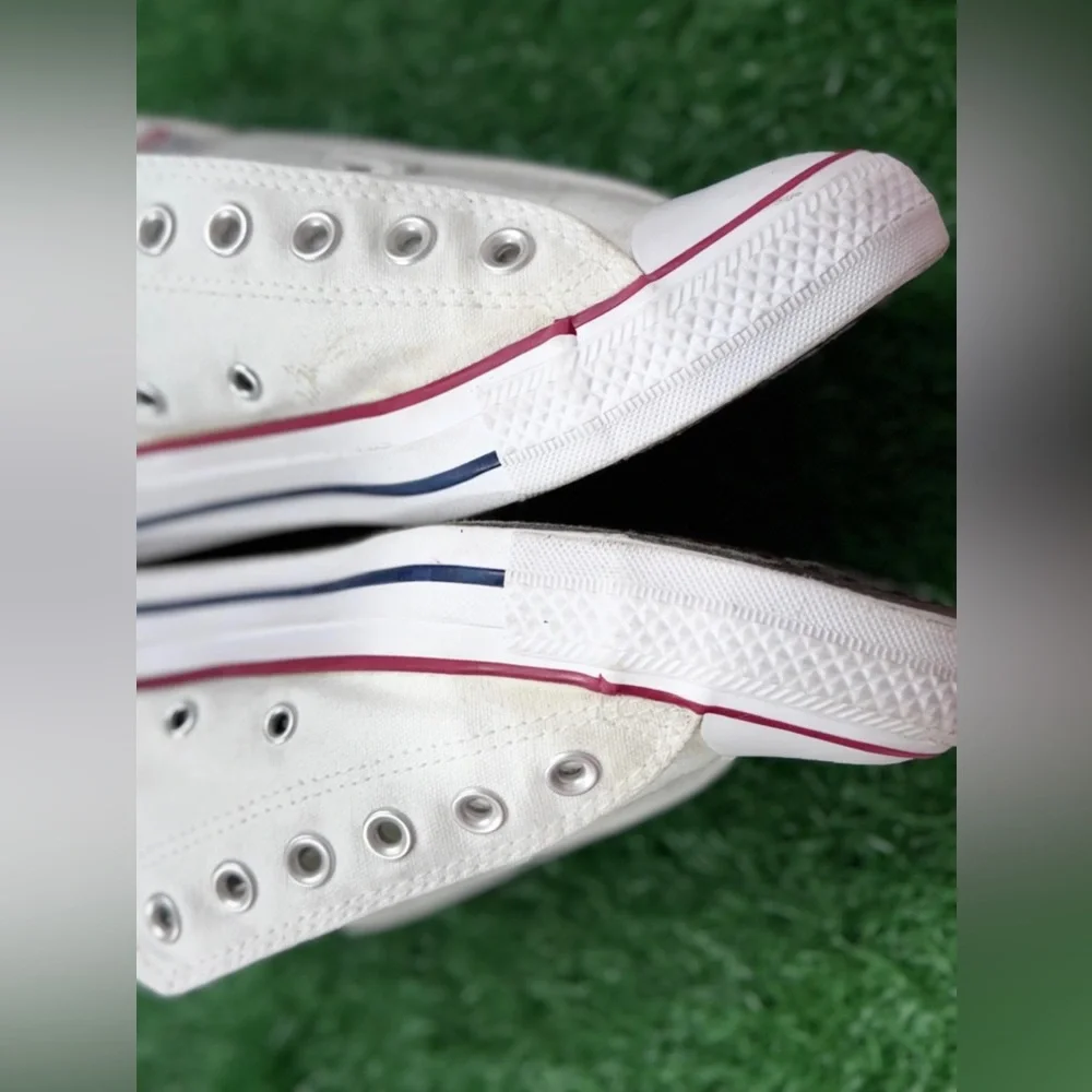 Converse Unisex White Slip-On Sneakers Size‎ M-7 W-9 - Picture 6 of 10